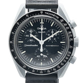 オメガ × Swatch スウォッチ スピードマスター ムーンスウォッチ ミッション トゥ ザ ムーン 腕時計 SO33M100 クオーツ ブラック文字盤 ナイロン バイオセラミック メンズ OMEGA 【中古】